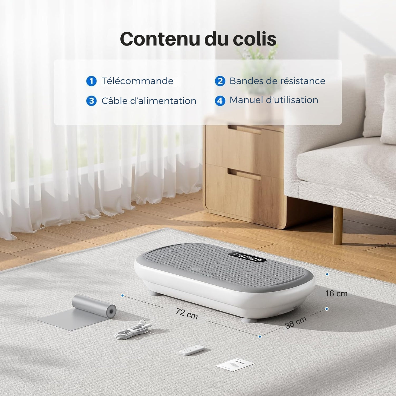 VYBORA - Planche à vibrations + Ceinture OFFERTS